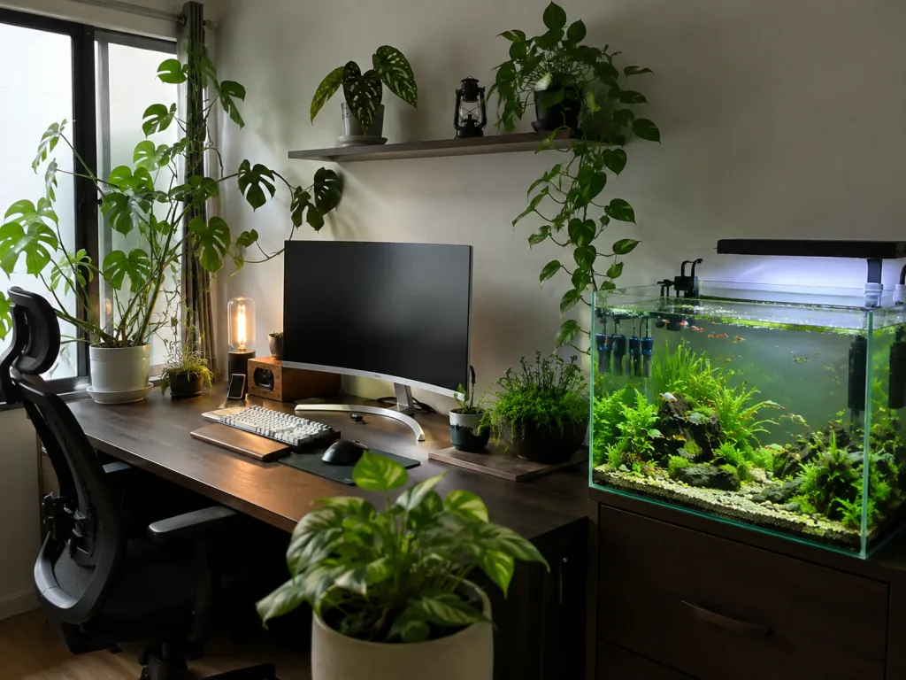 Bể Cá Mini Để Bàn