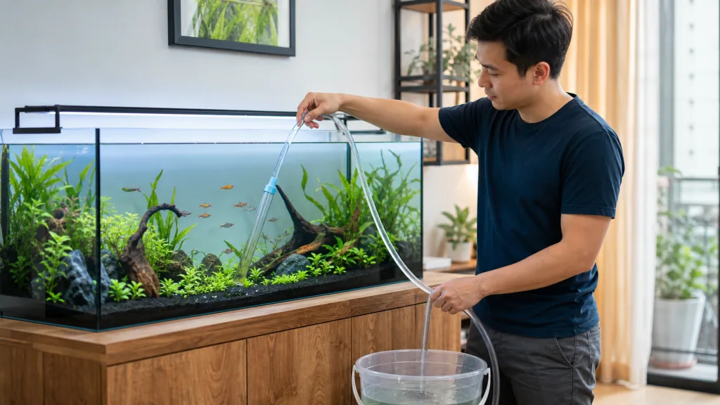 Bao lâu thì thay nước bể cá