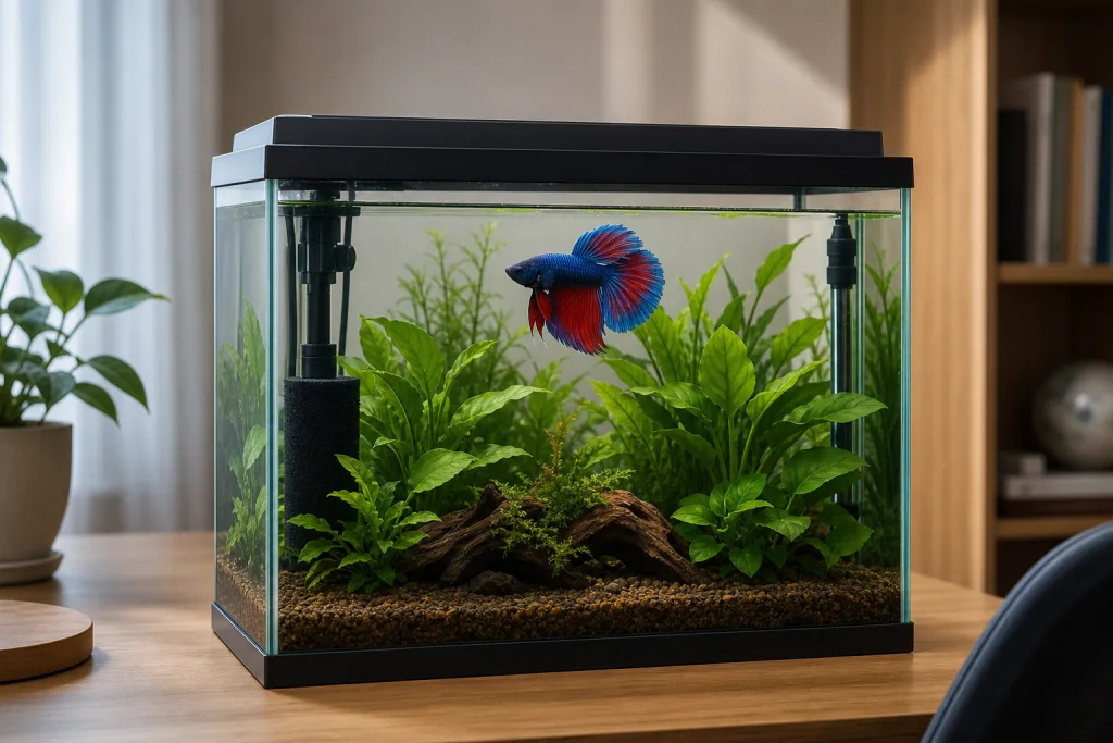 bể nuôi cá betta đúng chuẩn