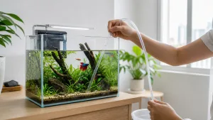 cách làm sạch bể cá mini