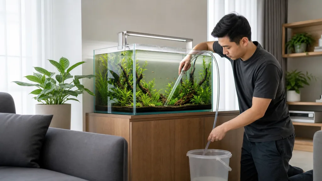 cách thay nước bể cá đúng cách