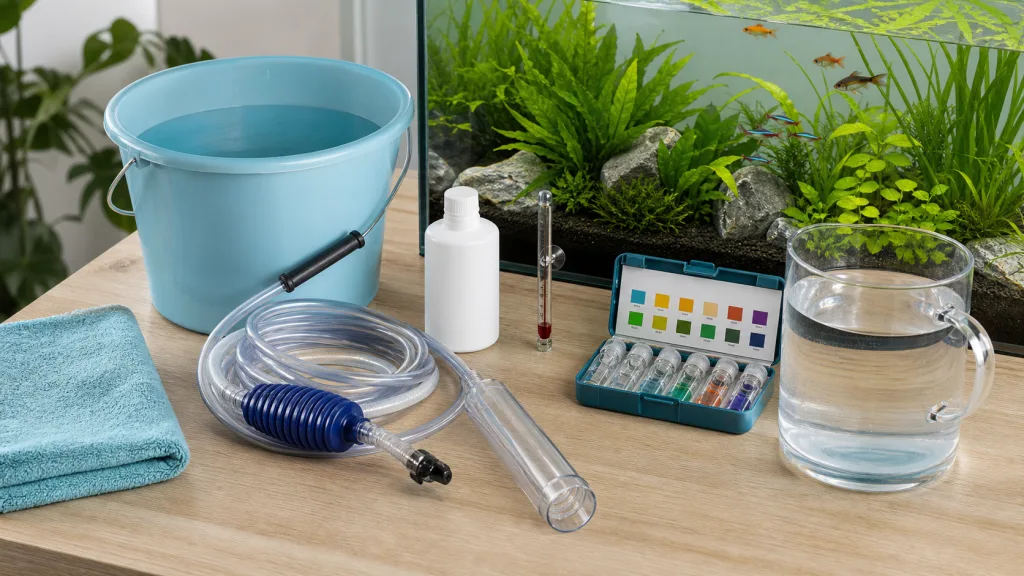 cách thay nước bể cá đúng cách