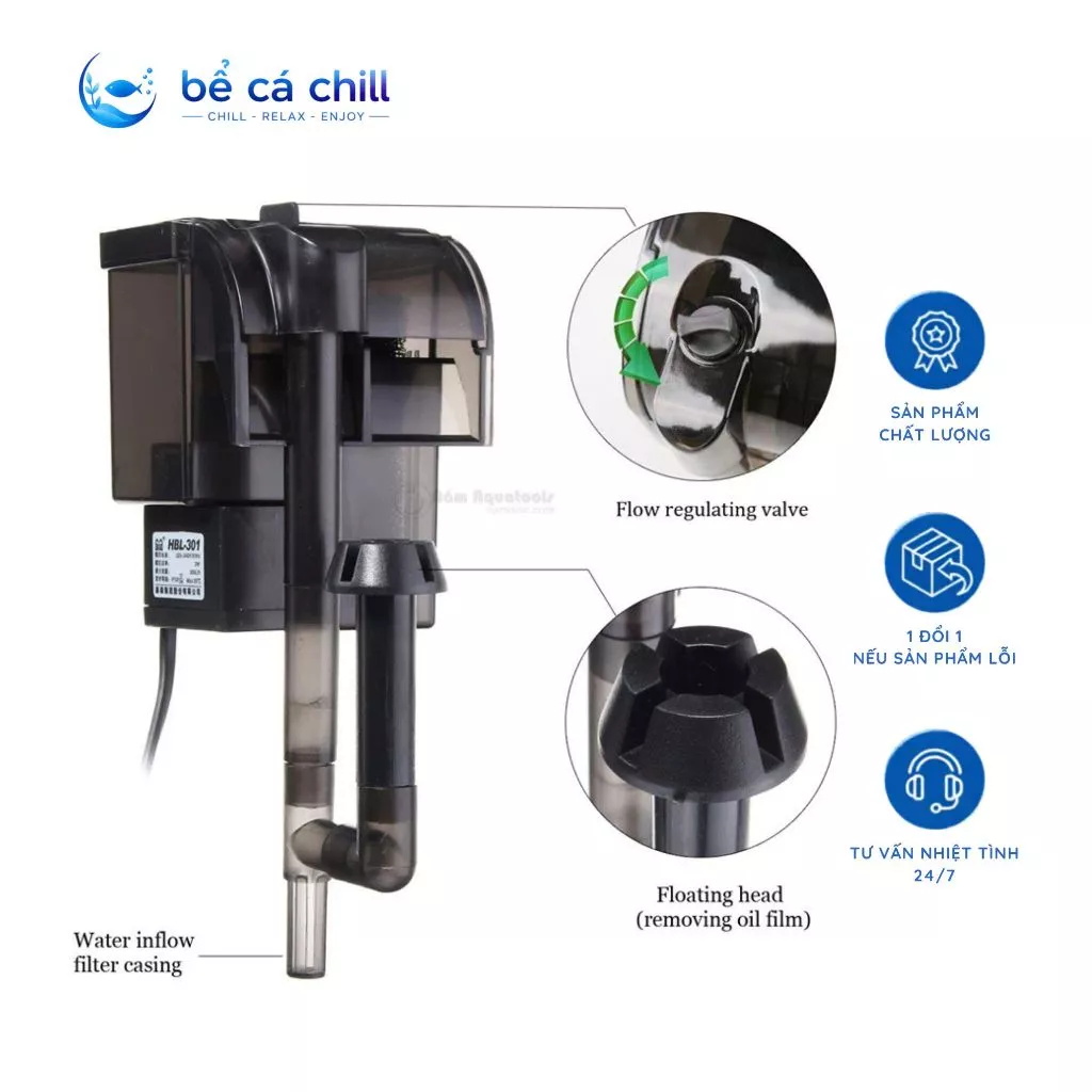 SUNSUN HBL-301 – Lọc thác mini