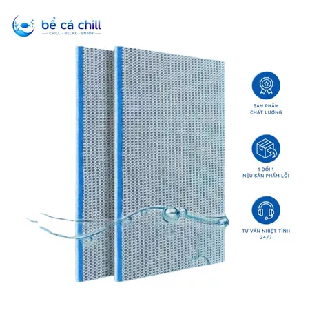 Bông lọc - Tấm lọc 8D - Kích thước 40x30x2
