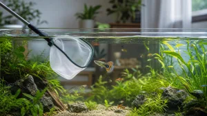 Vợt vớt cá an toàn cho hồ thủy sinh Bể Cá Chill